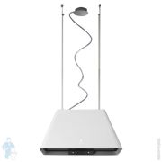 Вытяжка ELICA Ikona Light WH/F/60 LED, 600х440 мм, 1200 м3/ч, 207 Вт, белый PRF0165083
