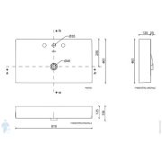 Комплект удлинения короба ELICA +420мм для вытяжек серии Tamaya, цвет: слоновая кость KIT0110063