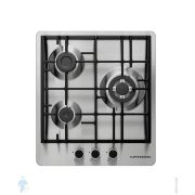 Газовая варочная панель Kuppersberg FS 49 X (450х520) 3 конфорки (1 вок), нерж. сталь 6930