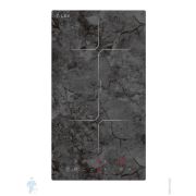 Индукционная варочная панель LEX EVI 320F DS (288х520) 2 зоны нагрева, серый мрамор CHPE000004