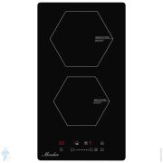 Индукционная варочная панель Monsher MHI 3002 (290х520) 2 зоны нагрева, черная