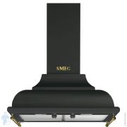 Вытяжка настенная SMEG KC16AOE (595х872х470) 788 м3/ч, антрацит, фурнитура латунная