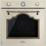 Духовой шкаф SMEG SF700PO (597х597х548) многофункциональный, 6 функций, кремовый/фурнитура латунь