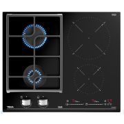 Комбинированная варочная панель TEKA Maestro HYBRID JZC 64322 ABN BLACK (600х510) газ+инд., черная