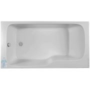 Ванна акриловая Jacob Delafon Bain-douche Malice 170х90 (с ножками) левосторонняя, белая E6D065L