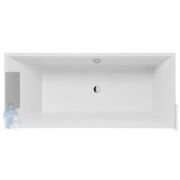 Ванна квариловая Villeroy & Boch SQUARO (1800х800х555) с ножками, белая UBQ180SQR2V-01