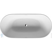 Ванна Duravit Luv 1800x850х610 отдельно стоящая, бесшовная панель и ножки, 2 наклона 700434000000000