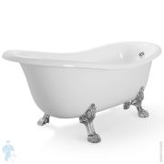 Ванна MIGLIORE BELLA 170x81 на лапах «LEONE» STANDART, слив-перелив хром 26917