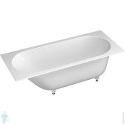 Ванна Salini Ornella 102322M 1800х800х600 встраиваемая, иск. камень S-Stone, белый матовый