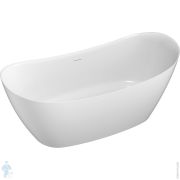 Ванна отдельностоящая Salini Noemi 1700х750х690мм иск. камень, S-Sense, цвет: белый глянец 101712G