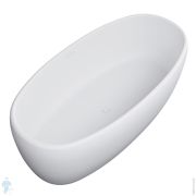 Ванна отдельностоящая Salini Luce S-stone 100121M 1700х850х580 иск.камень, щелевой перелив, бел.мат