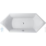 Ванна квариловая Villeroy & Boch SQUARO (1900х800) с ножками, белая UBQ190SQR6V-01