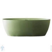 Ванна отдельностоящая Salini Alda S-Stone 101922MF 1700х800х595 иск.камень, RAL 9011 матовый