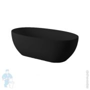 Ванна отдельностоящая ArtCeram FILE 2.0 169х87 Livingtec, перелив, сифон, д/к, черный мат. FLW001 17