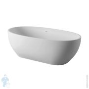 Ванна отдельностоящая ArtCeram FILE 2.0 169х87 Livingtec, перелив, сифон, д/к, белый гл. FLW001 01