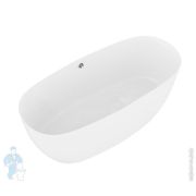 Ванна отдельностоящая Astra-Form Атрия 01010044 (1700х750) иск. камень, интегр. перелив, ножки,белый