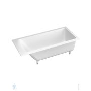 Ванна встраиваемая Salini Cascata Kit 1700х750х600 иск. камень, S-Sense, цвет: белый матовый 104313M