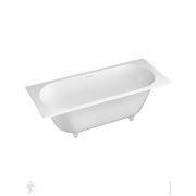 Ванна встраиваемая Salini Ornella Axis Kit 1705х755х600 сифон, S-Sense, белый глянец 103513G