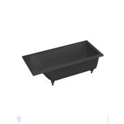 Ванна чугунная эмалированная Wotte Vector 1700х750х445 прямоугольная, без ножек, цвет: белый