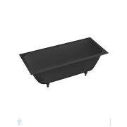 Ванна встраив. Salini Orlanda Axis Kit S-Sense (1804х800х600) иск.камень, черный глянцевый 103312GF