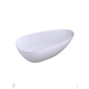 Ванна отдельностоящая Salini PAOLA (1600х800х600) иск.камень, S-Stone, белый матовый 1015203M