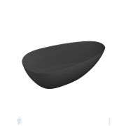 Ванна отдельностоящая Salini PAOLA (1600х800х600) иск.камень, S-Sense, черный глянцевый 1015103GF