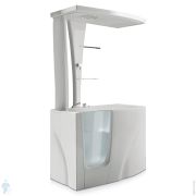 Ванна с душ.панелью Gruppo Treesse Gen-Y Top V3411dx+B3411 1200х700х2150 правая, сидячая