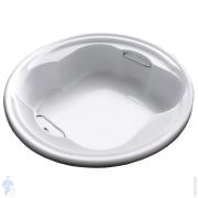 Ванна Gruppo Treesse Perla V6691 1820х1820х630 CrystalTech, отдельностоящая, круглая, каркас, слив