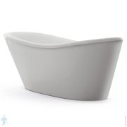 Ванна Gruppo Treesse Nina V0371 1700x800x710 CrystalTech, отдельностоящая, слив-перелив, бел./золото