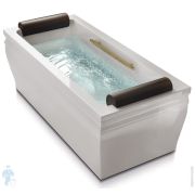 Ванна Gruppo Treesse Blanque 1880 V1681 1800х800х650 CrystalTech, прямоуг, каркас, подголовн., ручка
