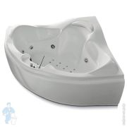 Ванна Gruppo Treesse Haiti V7457 1550х1550х720 CrystalTech, угловая, гидромассаж STD, смеситель