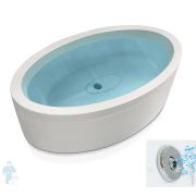 Ванна Gruppo Treesse Eos 190 V849B 1900x1100x660 CrystalTech, отдельностоящая, гидромассаж STX