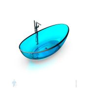 Ванна отдельностоящая Knief Oval Shape (1800х927х565) из полимерного материала, цвет: 02 Deepsky blue, 0700-050-02