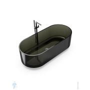 Ванна отдельностоящая Knief Ellipse Shape (1700х750х560) из полимерного материала, цвет: 20 Galaxy Black, 0700-AL497-20
