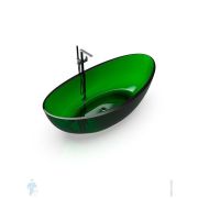 Ванна отдельностоящая Knief Oval Shape (1800х927х565) из полимерного материала, цвет: 03 Turquoise Green, 0700-050-03