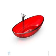 Ванна отдельностоящая Knief Oval Shape (1800х927х565) из полимерного материала, цвет: 05 Wine Red, 0700-050-05