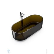 Ванна отдельностоящая Knief Ellipse Shape (1700х900) из полимерного материала, цвет: 01 Coffee Black, 0700-AL497-01