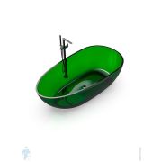 Ванна отдельностоящая Knief EGG Shape (1690х850х540) из полимерного материала, цвет: 03 Turquoise Green, 0700-010-03