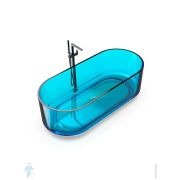 Ванна отдельностоящая Knief Ellipse Shape (1700х750х560) из полимерного материала, цвет: 02 Deepsky Blue, 0700-AL497-02