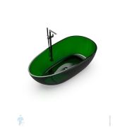 Ванна отдельностоящая Knief EGG Shape (1690х850х540) из полимерного материала, цвет: 19 Blackish Green, 0700-010-19