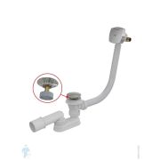 Сифон для ванны Alcaplast A509CKM click/clack, напуск воды через перелив, для ванн с толстыми стенками