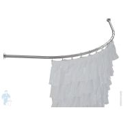 Карниз для ванн Aquanet JERSEY 1700х900 дуга, нерж.ст