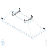 Универсальный комплект ног для прямоугольных акриловых ванн CEZARES LEG-KIT-150