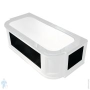 Набор из 2-х мраморных панелей DEVON&DEVON PRESIDENT цвет Nero Marquina PRES2PMNE