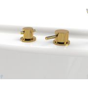 Смеситель на борт ванны Радомир «МиниБриз-GOLD» золото