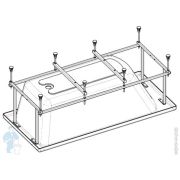 Монтажный комплект для ванны Roca BECOOL 190х90 ZRU9303021