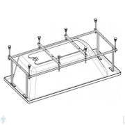 Монтажный комплект для ванны Roca UNO 160х75 ZRU9302875