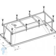 Монтажный комплект для ванны Roca HALL 170х75 ZRU9302770