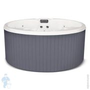 Минибассейн отдельностоящий для улицы Gruppo Treesse Male PMAL01BP 2100х2100х950 серый