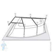 Каркас для ванны VAGNERPLAST Avona 150 (1500х900) VPK15090